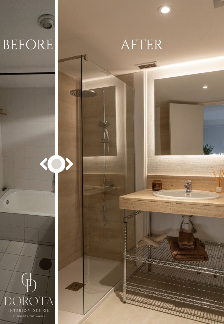 Before and After Barrio Salamanca Madrid